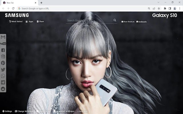 Blackpink Lisa Wallpaper  from Chrome web store to be run with OffiDocs Chromium online