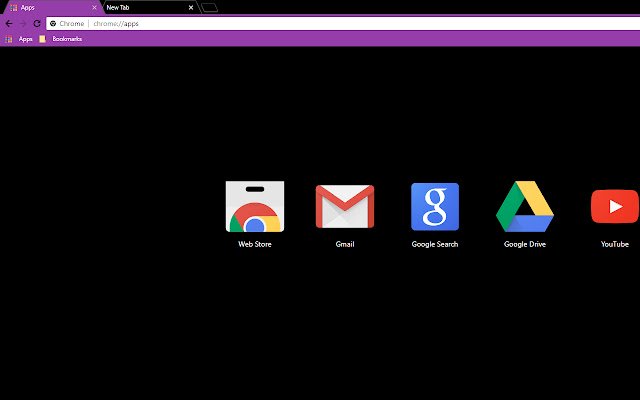 Black Purple Flat  from Chrome web store to be run with OffiDocs Chromium online