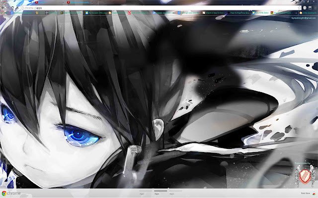 Black Rock Shooter 01 1366x768  from Chrome web store to be run with OffiDocs Chromium online