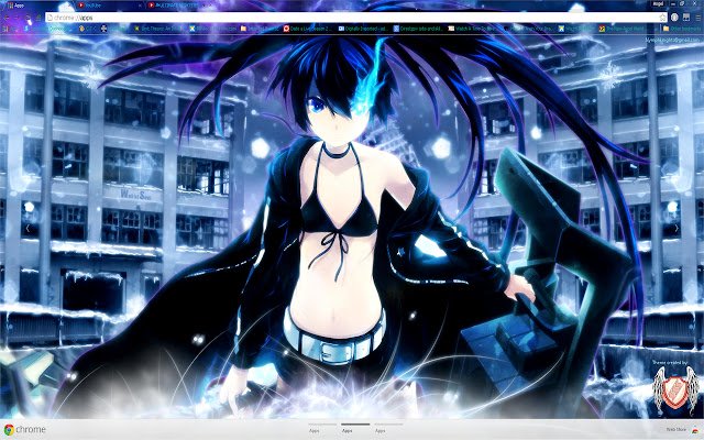 Black Rock Shooter 10 1366x768  from Chrome web store to be run with OffiDocs Chromium online