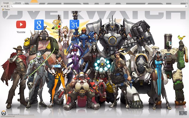 Blizzard Overwatch theme 1280x720  from Chrome web store to be run with OffiDocs Chromium online