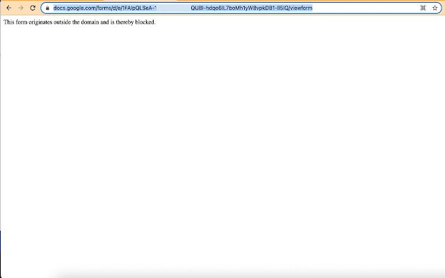 Block Forms  from Chrome web store to be run with OffiDocs Chromium online