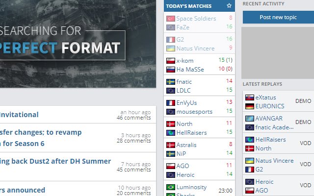 Block HLTV Forum  from Chrome web store to be run with OffiDocs Chromium online