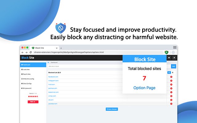 Blockieren Sie Site Stay Focused aus dem Chrome Web Store, um mit OffiDocs Chromium online ausgeführt zu werden