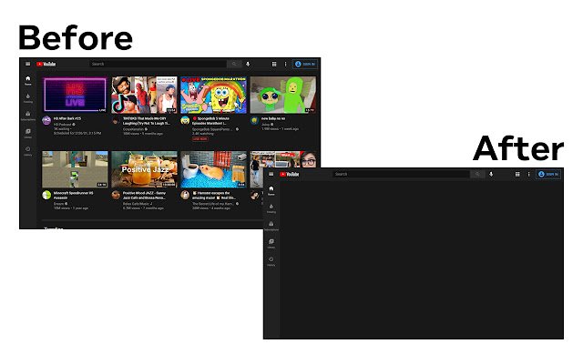 Block YouTube Feed Homepage, Sidebar Videos  from Chrome web store to be run with OffiDocs Chromium online