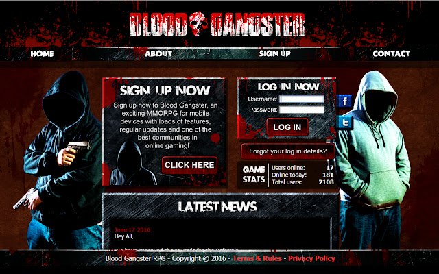 Blood Gangster RPG  from Chrome web store to be run with OffiDocs Chromium online