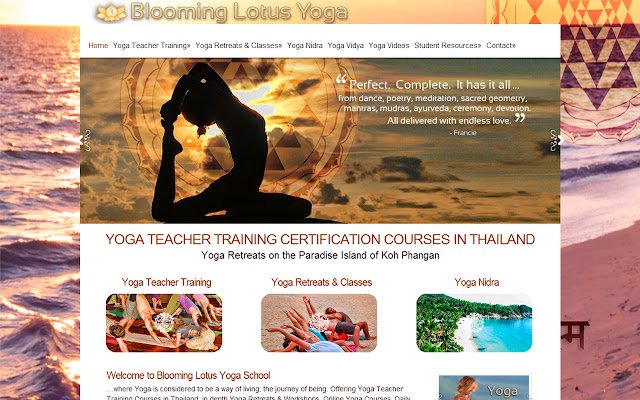 BLOOMING LOTUS YOGA  from Chrome web store to be run with OffiDocs Chromium online