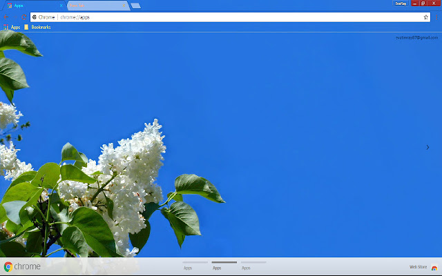 Blossom Blue Flower Green Leaf de Chrome web store se ejecutará con OffiDocs Chromium en línea