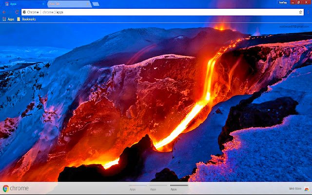 Blue Lava Mountain Scenic  from Chrome web store to be run with OffiDocs Chromium online