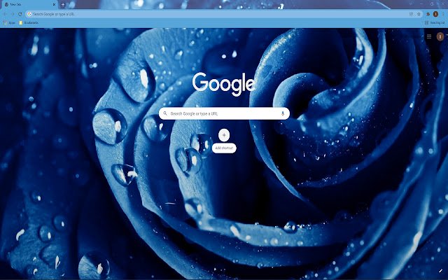 Blue Rose HD Wallpaper Theme  from Chrome web store to be run with OffiDocs Chromium online