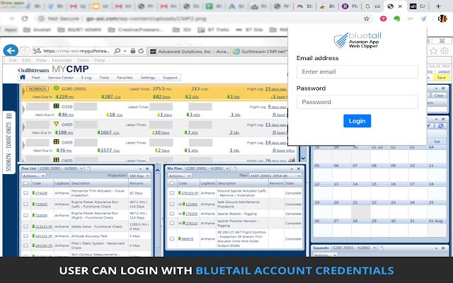 Bluetail Aviation App Web Clipper  from Chrome web store to be run with OffiDocs Chromium online