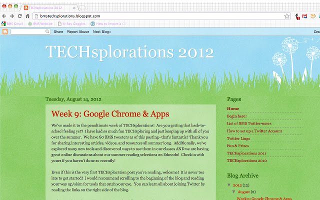 BMS TECHsplorations  from Chrome web store to be run with OffiDocs Chromium online