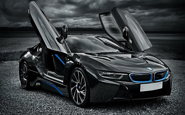 BMW i8 Concept Black  from Chrome web store to be run with OffiDocs Chromium online