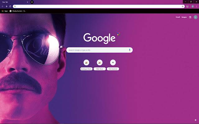 Le thème Bohemian Rhapsody de la boutique en ligne Chrome sera exécuté avec OffiDocs Chromium en ligne