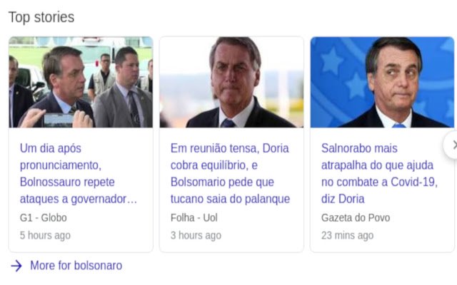 Biệt hiệu Bolsonaro từ cửa hàng Chrome trực tuyến sẽ được chạy với OffiDocs Chromium trực tuyến