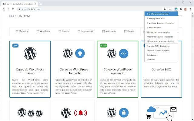 Boluda Courses Tracker  from Chrome web store to be run with OffiDocs Chromium online