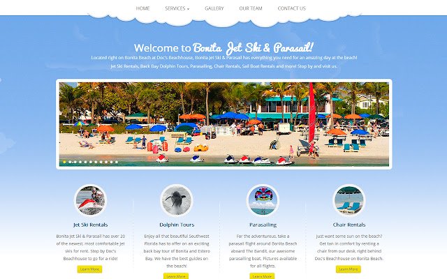 Bonita Jet Ski  Parasail  from Chrome web store to be run with OffiDocs Chromium online