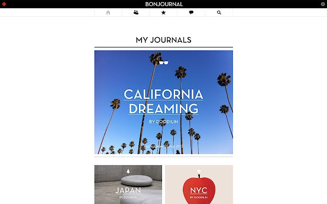 Bonjournal de la boutique en ligne Chrome à exécuter avec OffiDocs Chromium en ligne