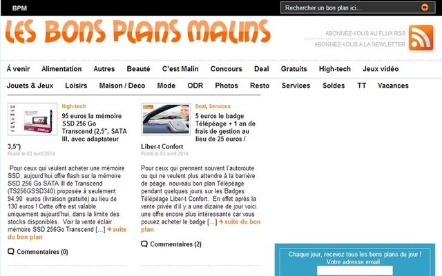 Bons Plans et Bonnes Affaires  from Chrome web store to be run with OffiDocs Chromium online