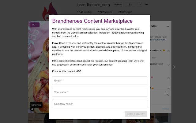 يتم تشغيل Brandheroes من متجر Chrome الإلكتروني باستخدام OffiDocs Chromium عبر الإنترنت