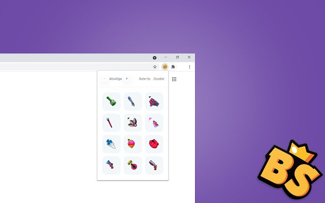 Brawl Stars Cursors  from Chrome web store to be run with OffiDocs Chromium online