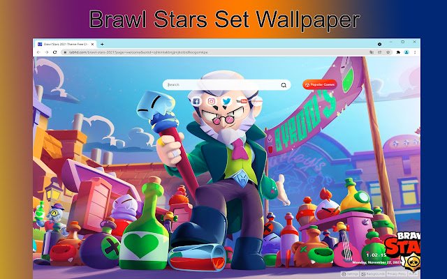 Brawl Stars Wallpapers and New Tab  from Chrome web store to be run with OffiDocs Chromium online