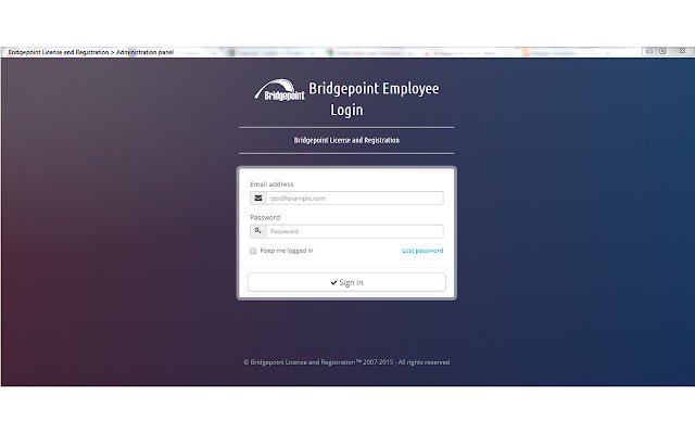 Bridgepoint Work Station Login  from Chrome web store to be run with OffiDocs Chromium online