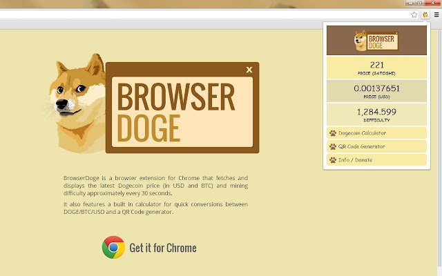 BrowserDoge ຈາກຮ້ານເວັບ Chrome ທີ່ຈະດໍາເນີນການກັບ OffiDocs Chromium ອອນໄລນ໌