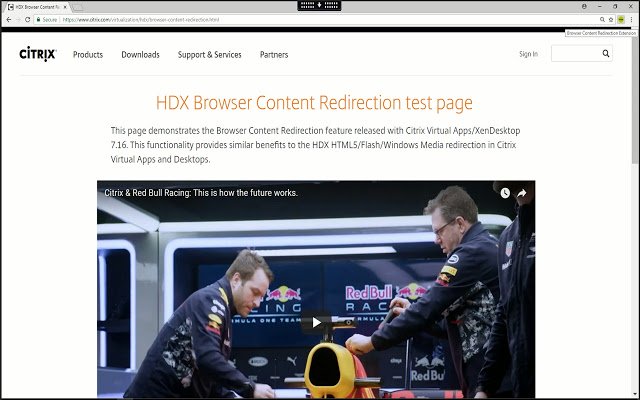 Browser Redirection Extension (Beta)  from Chrome web store to be run with OffiDocs Chromium online