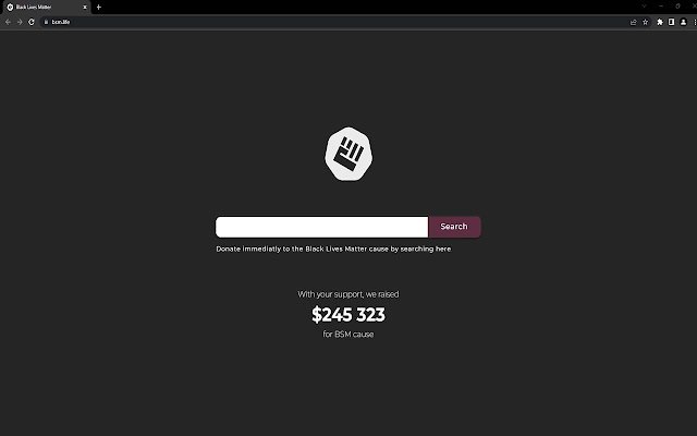 BSM Black Search Matters  from Chrome web store to be run with OffiDocs Chromium online