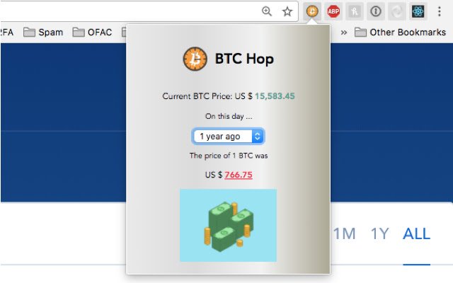 BTC Hop  from Chrome web store to be run with OffiDocs Chromium online