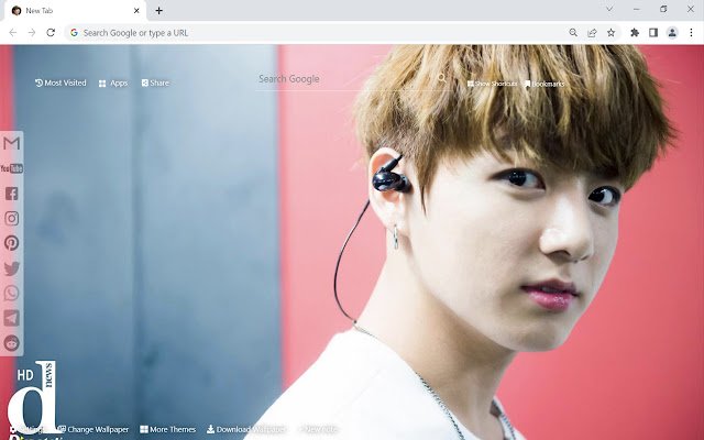 Kertas Dinding BTS JungKook daripada kedai web Chrome untuk dijalankan dengan OffiDocs Chromium dalam talian