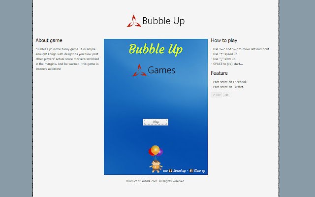 Bubble Up  from Chrome web store to be run with OffiDocs Chromium online