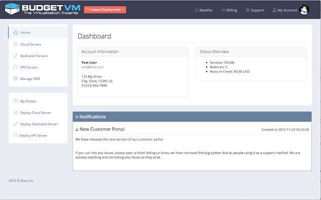 BudgetVM Customer Portal  from Chrome web store to be run with OffiDocs Chromium online