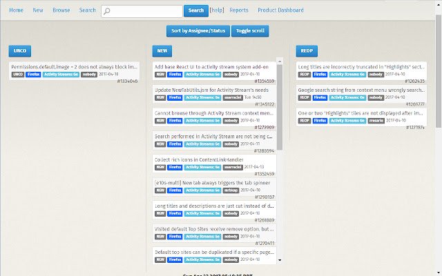 Chrome web mağazasından Bugzilla Board, OffiDocs Chromium çevrimiçi ile çalıştırılacak