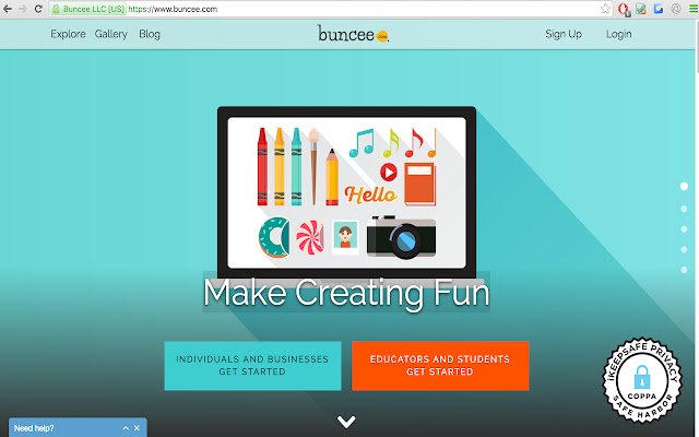 buncee  from Chrome web store to be run with OffiDocs Chromium online