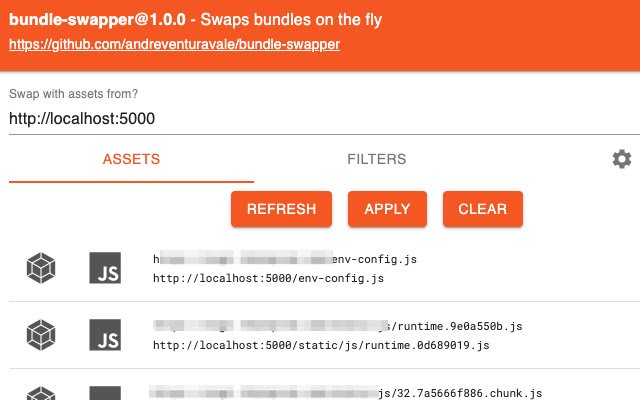 bundle swapper  from Chrome web store to be run with OffiDocs Chromium online