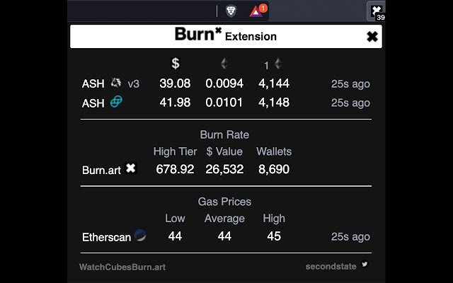 Burn Extension aus dem Chrome Web Store zur Ausführung mit OffiDocs Chromium online