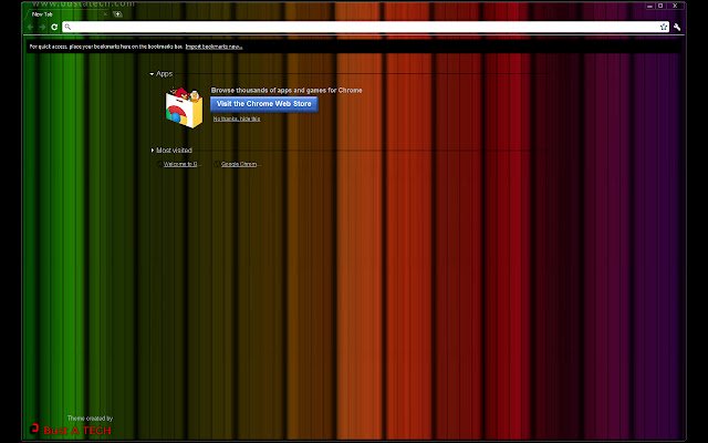 Bustatech theme  from Chrome web store to be run with OffiDocs Chromium online