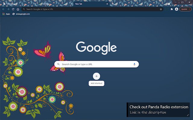 Butterfly Floral  from Chrome web store to be run with OffiDocs Chromium online