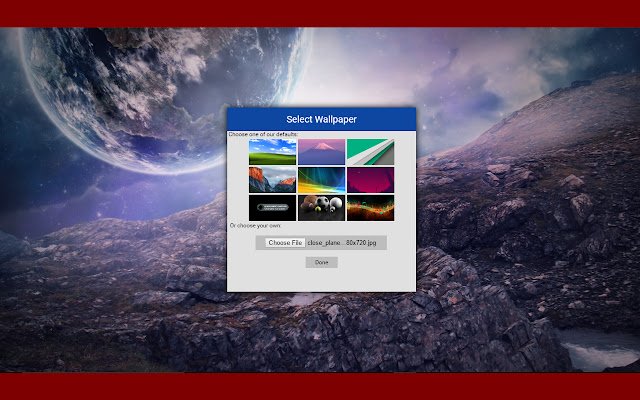 BYOB (Bring your Own Background)  from Chrome web store to be run with OffiDocs Chromium online