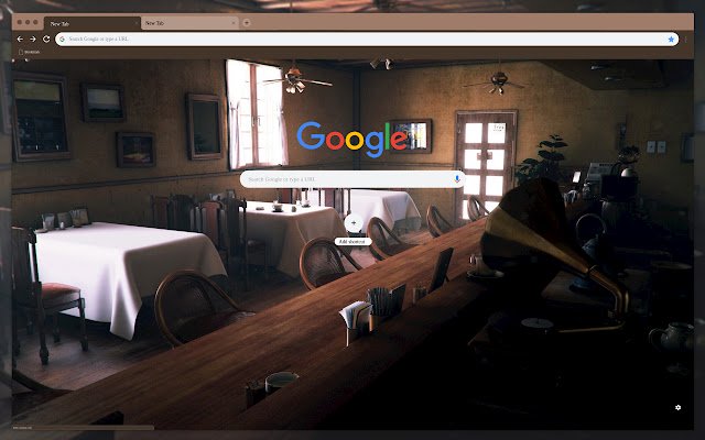 Cafe gramofon tablecloths  from Chrome web store to be run with OffiDocs Chromium online