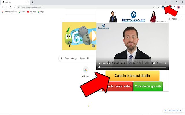 Calcolatore Interessi Mutuo e Prestito da Chrome web store da eseguire con OffiDocs Chromium online