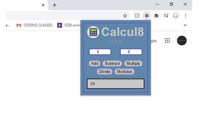 Calcul8  from Chrome web store to be run with OffiDocs Chromium online