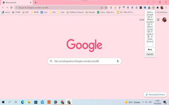 Calculadora de Bono mula sa Chrome web store na tatakbo sa OffiDocs Chromium online