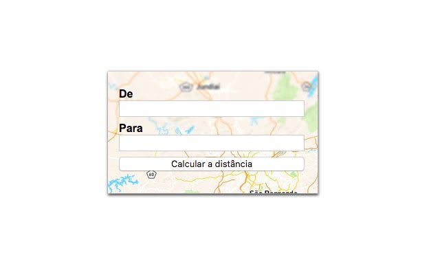 Calculadora de Distância de Viagem  from Chrome web store to be run with OffiDocs Chromium online