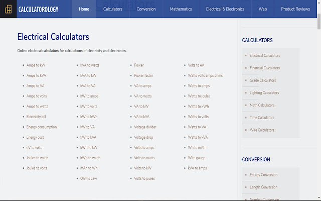 Calculatorology  from Chrome web store to be run with OffiDocs Chromium online