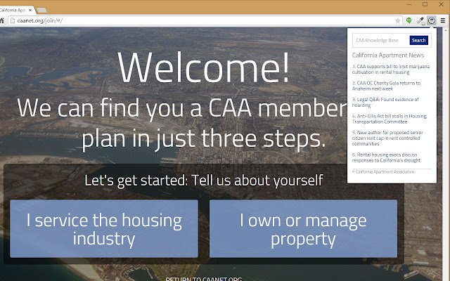 California Apartment News  from Chrome web store to be run with OffiDocs Chromium online