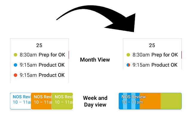 Cal Merge for Google Calendar™  from Chrome web store to be run with OffiDocs Chromium online