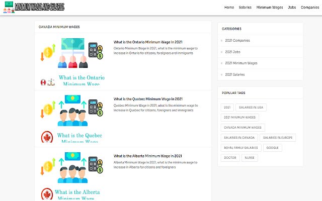 Canada Minimum Wages  from Chrome web store to be run with OffiDocs Chromium online